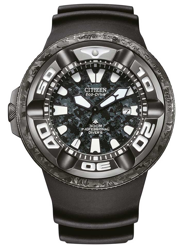 Citizen Bj8056 01e Herreur Eco Drive Professional Diver - Citizen Herreure  - 4974374340283