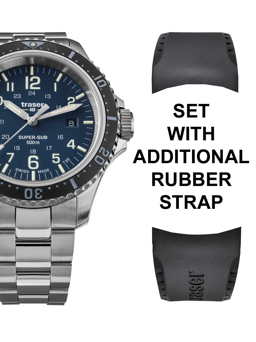 Traser 109373 Herreur P67 Supersub Sæt - Traser Herreure  - 7630027704471