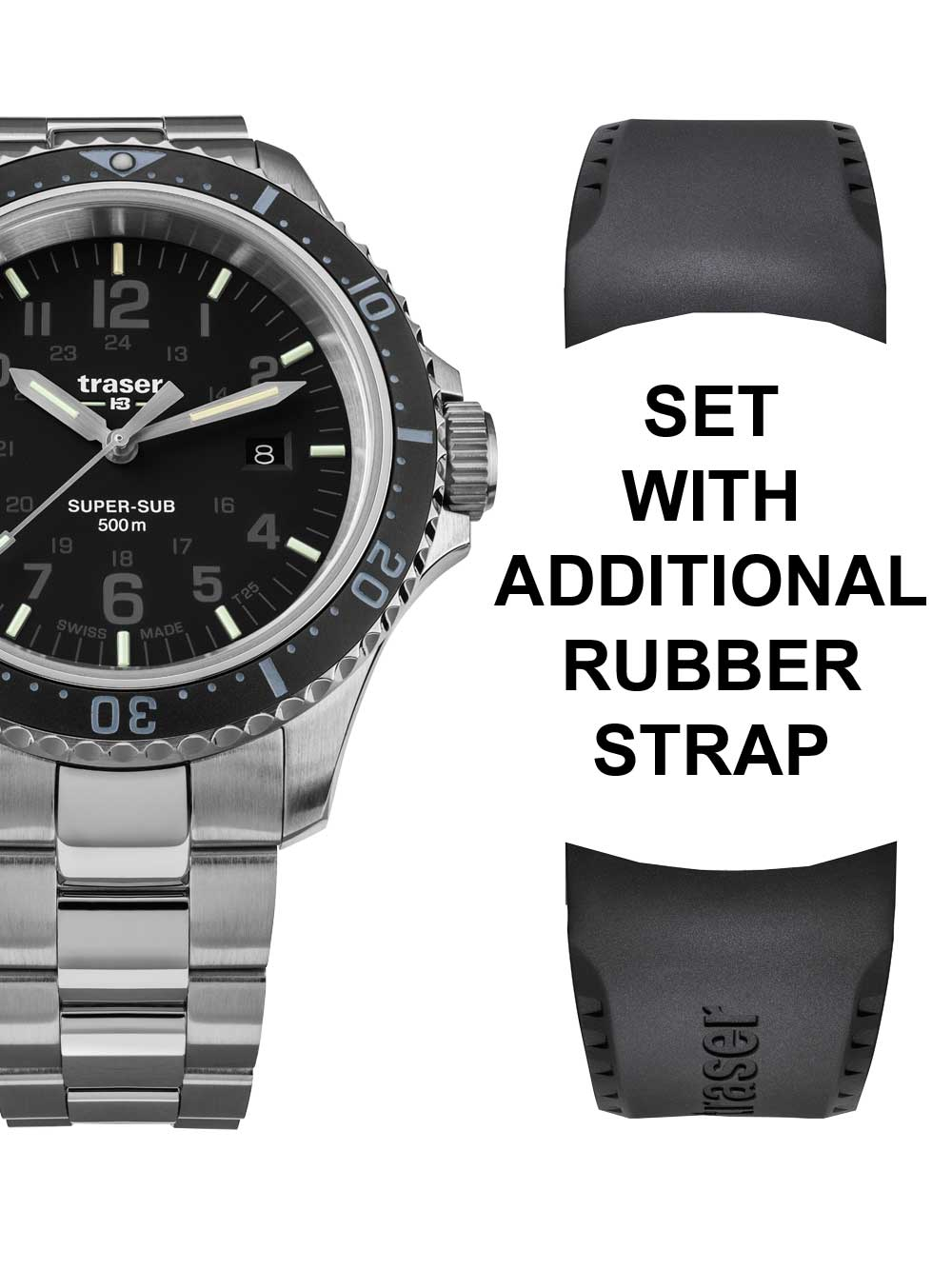 Traser 109376 Herreur P67 Supersub Sæt - Traser Herreure  - 7630027704501