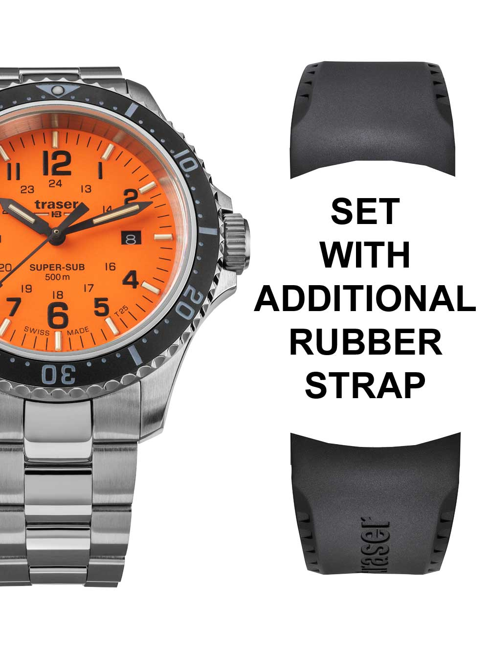 Traser 109379 Herreur P67 Supersub Sæt - Traser Herreure  - 7630027704532