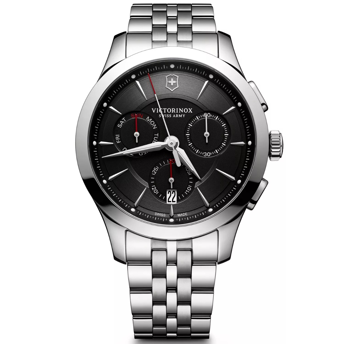 Sort Alliance Chrono Herreur Fra Victorinox V241745 - Victorinox Herreure