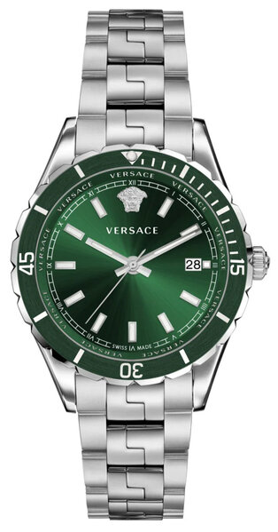 Grøn Versace Hellenyium Green Silver Herreur Ve3a01022 - Versace Herreure  - 7630615117669