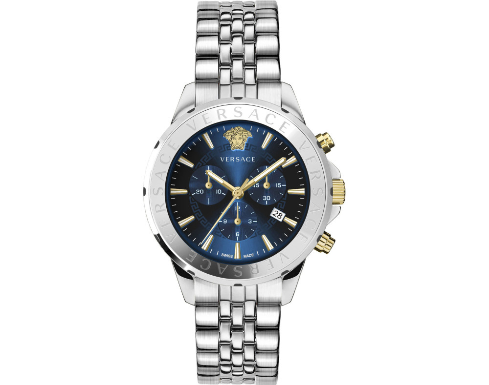 Blå Versace Signature Blue Herreur Vev601923 - Versace Herreure  - 7630615146430