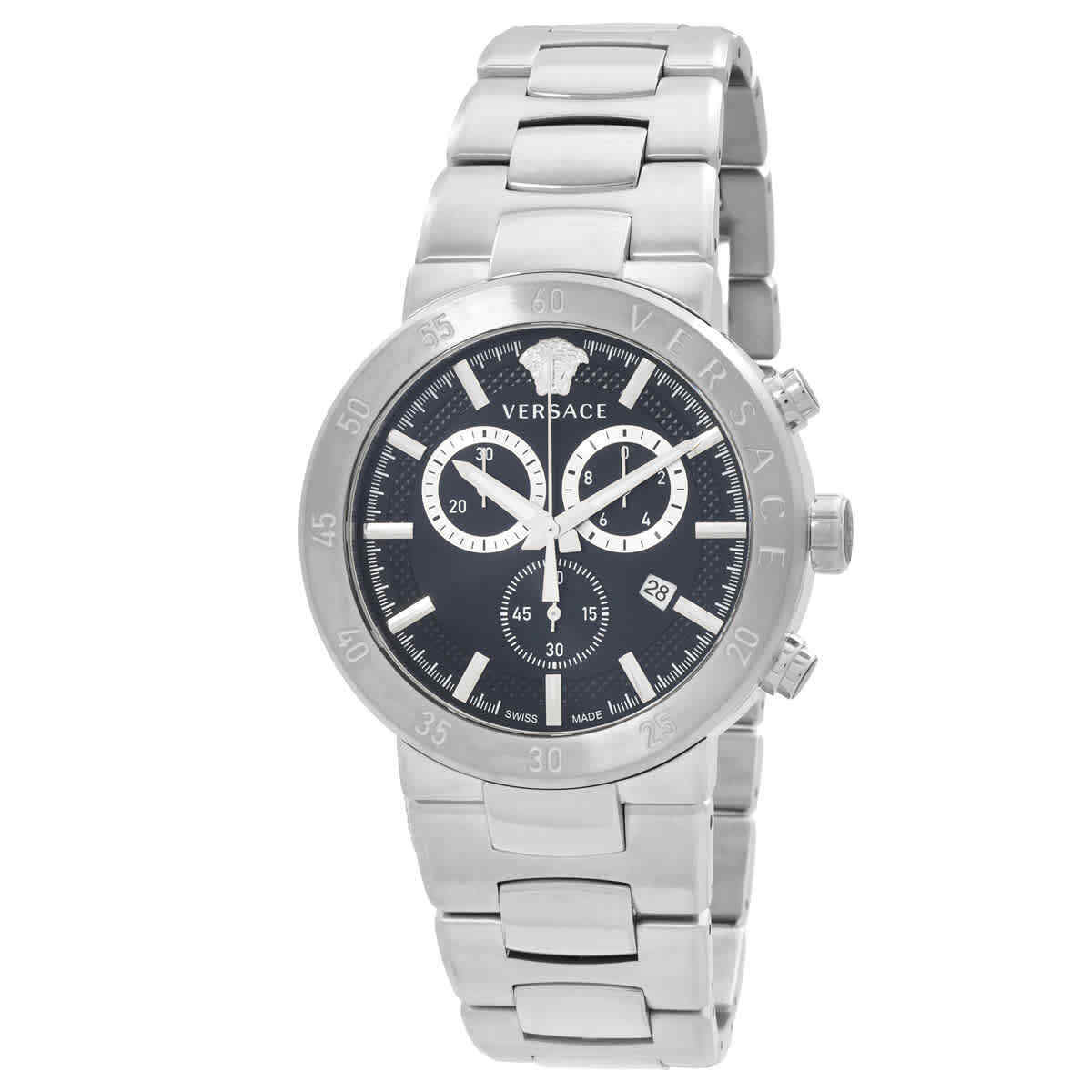 Sort Versace Urban Mystique Silver Herreur Vekb00522 - Versace Herreure  - 7630030567544