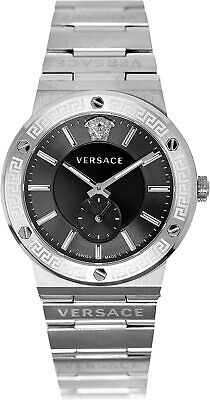 Sort Versace Greca Silver Herreur Vevi00720 - Versace Herreure  - 7630030565632