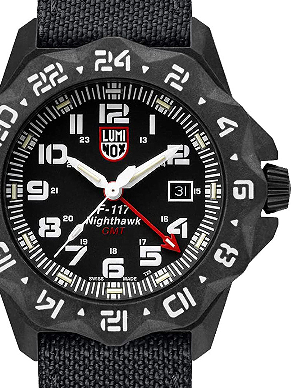 Luminox 6441 Herreur 117 Nighthawk Gmt - Luminox Herreure  - 7630040960939