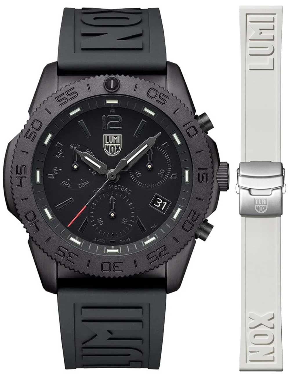Luminox 3141 Set Herreur Pacific Diver Chronograph - Luminox Herreure  - 7611382663016