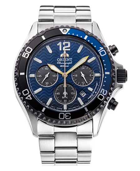 BLÅ Sports Mako Solar Herreur Fra Orient Tx0208l - Orient Herreure  - 4942715032043