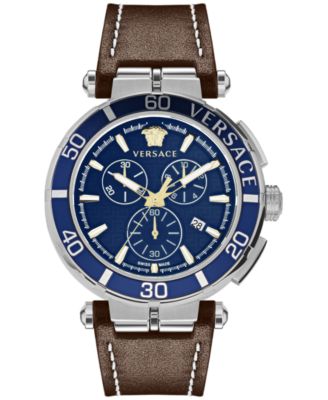 Blå Versace Greca Blue Herreur Ve3l00122 - Versace Herreure  - 7630615117843