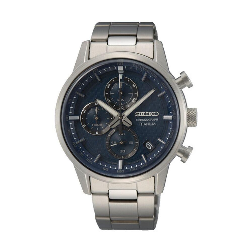 Herreur Seiko Ssb387p1 Sølvfarvet - Seiko Herreure  - 8434103455771