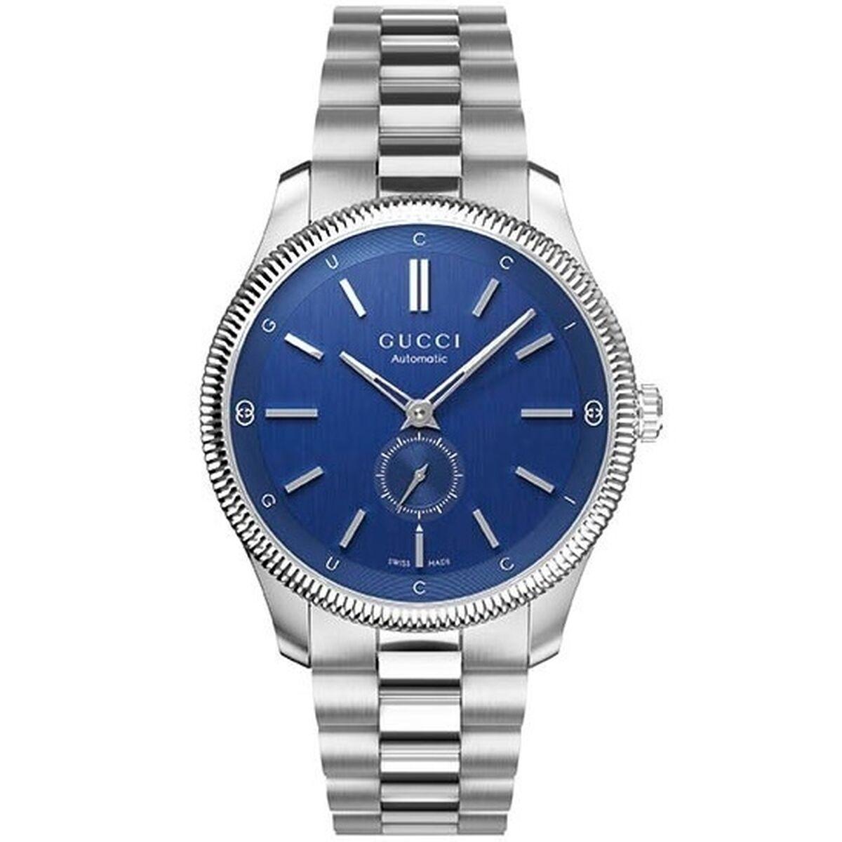 Herreur Gucci Timeless Slim Sølvfarvet - Herreure  - 7319035181794