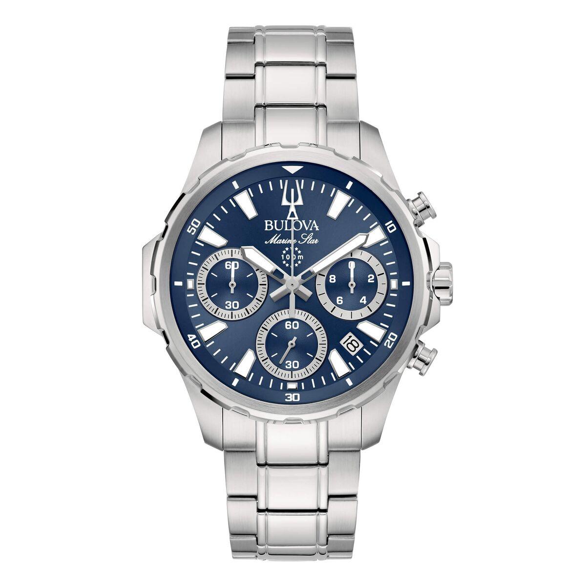 Herreur Bulova 96b466 Sølvfarvet - Herreure  - 8611405228108