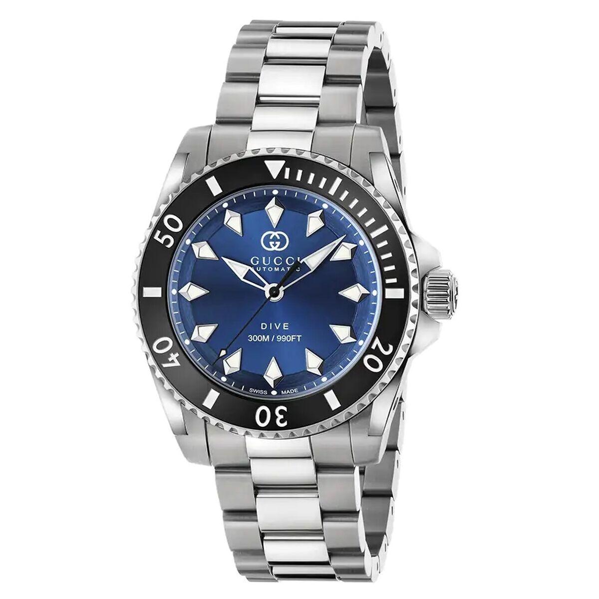 Herreur Gucci Ya136362 Sølvfarvet - Herreure  - 7319035205858