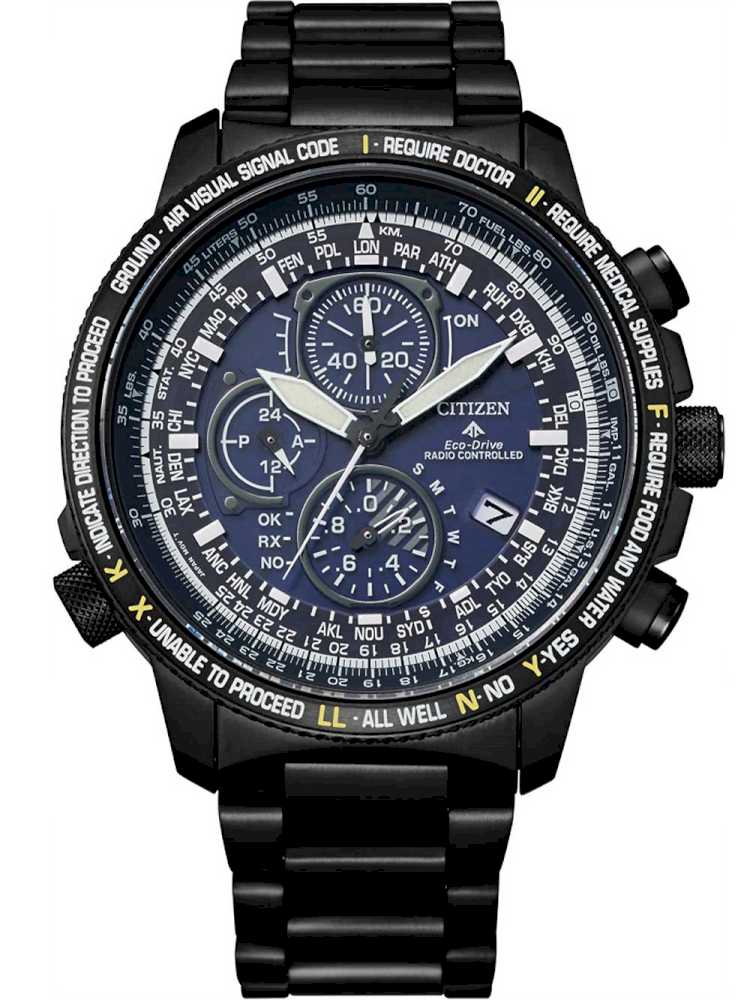 Citizen At8195 85l Herreur Radiostyret Eco Drive - Citizen Herreure  - 4974374300621